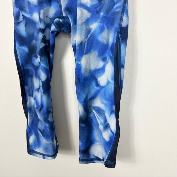 Lululemon Train Times Crop 17" Mini Blush Blossom Alpine White Midnight Navy 4 - Picture 7 of 9